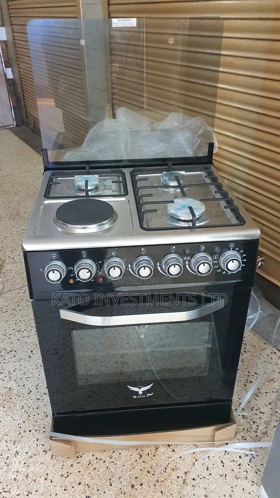 3 + 1 60*50 Free Standing Gas Cooker With Oven