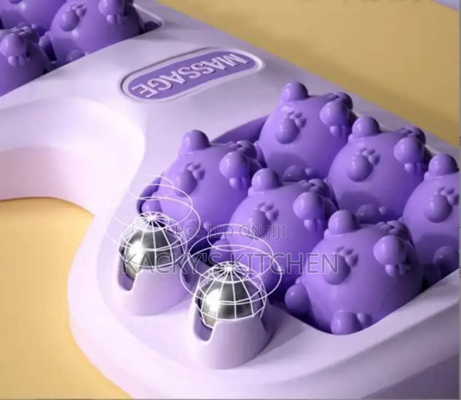 Manual Dual Foot Massager Roller.