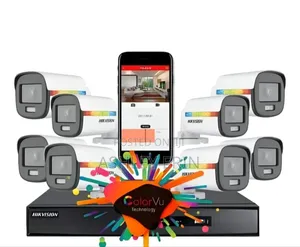 8-Channel Hikvision Colorvu Surveillance Camera
