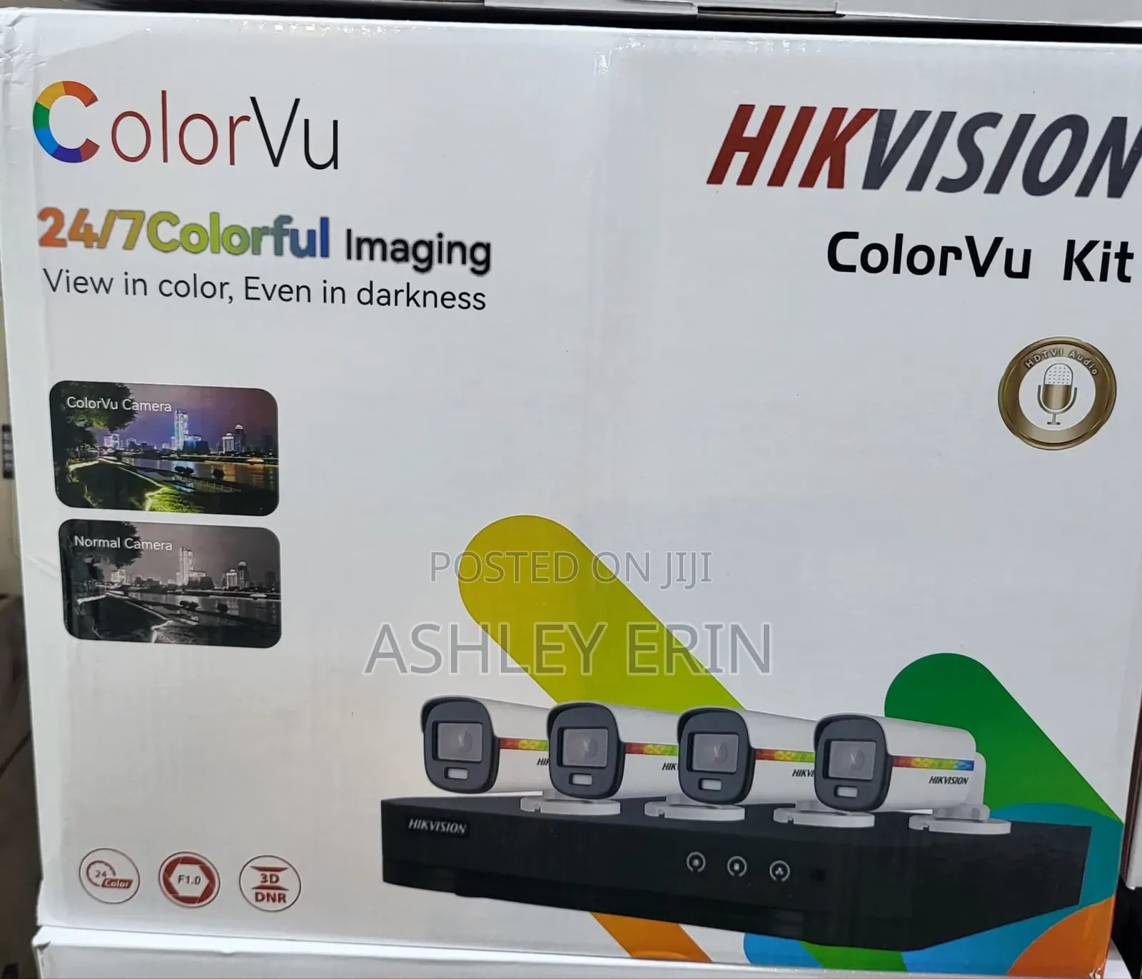 4-Channel Hikvision Colorvu Kit