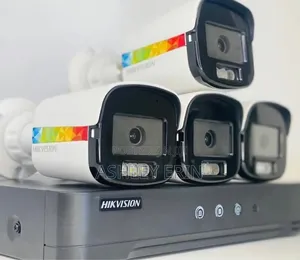 4-Channel Hikvision Colorvu Kit
