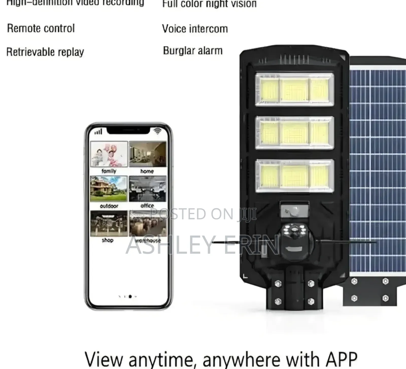 Ai Solar Camera With Street Light All in One Water-Proof