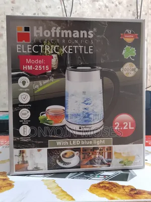 Hoffman's Electric Kettle With Led Blue Light