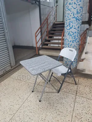 Plastic Foldable Reading Chair and Table Reading Table and Chair Set