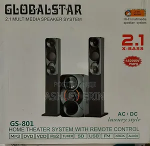 Globalstar Gs-801 2.1 Multimedia Speaker System.