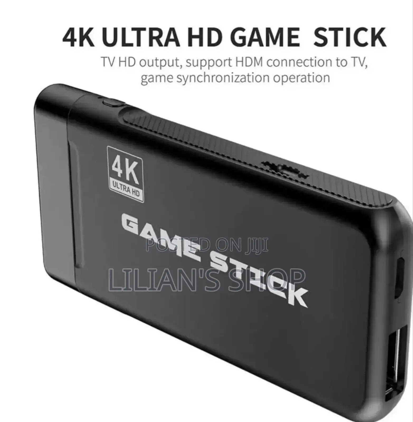 Ultra Hd Game Stick Featuring 2.4g Wireless Controllers