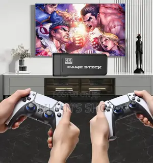 Ultra Hd Game Stick Featuring 2.4g Wireless Controllers
