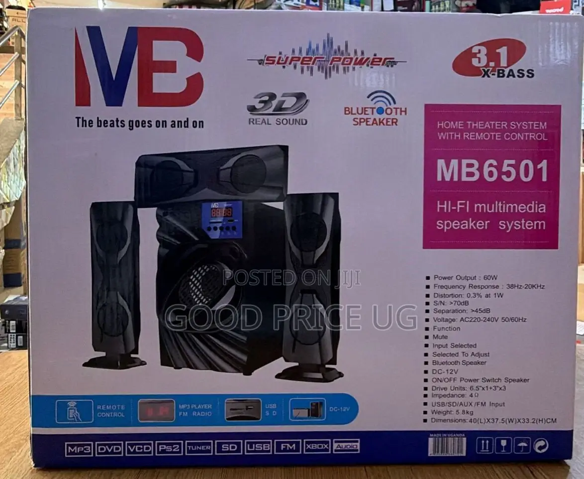 Ve Mb6501 Hi-Fi Multimedia Speaker System