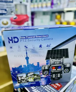 Security Camera With Smart Alarm Powered By Solar