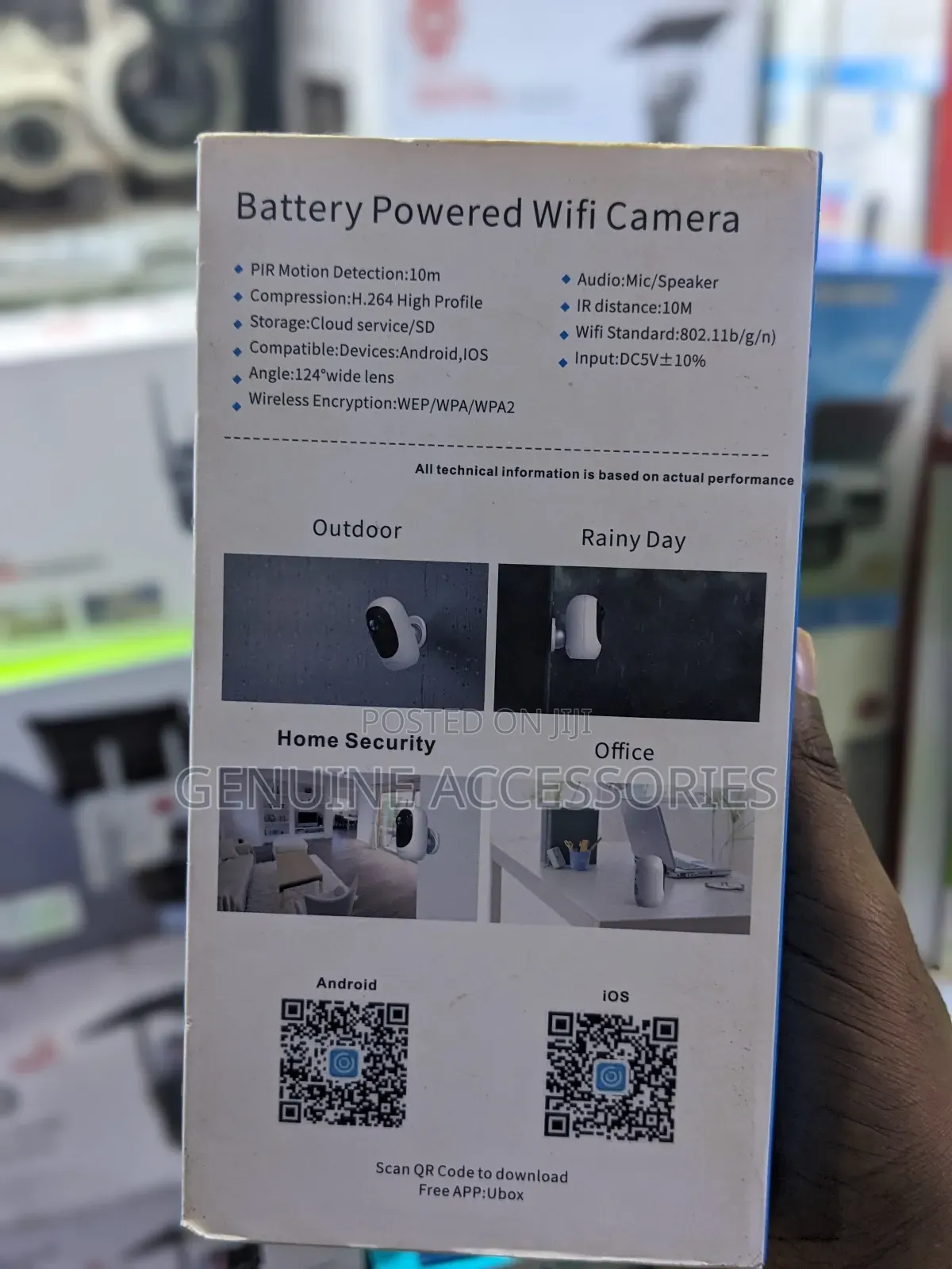 Battery Powered Wifi Camera(9600mah)