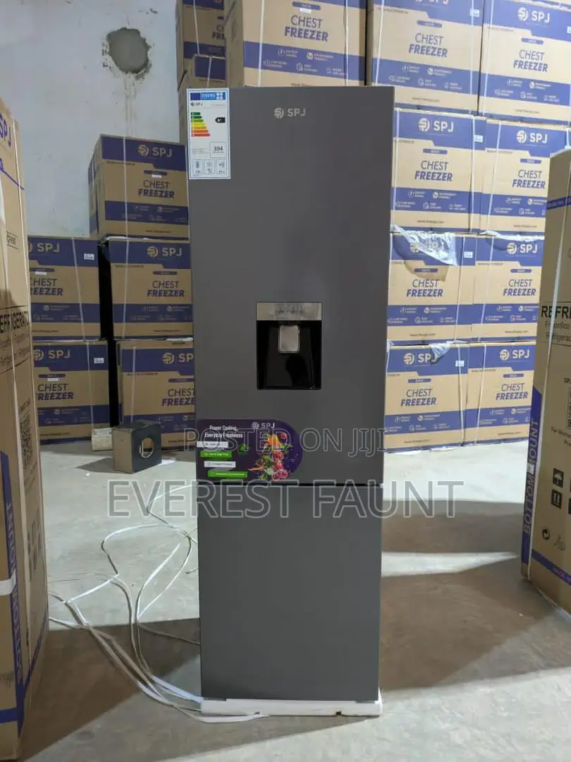 SPJ Double Door Refrigerator 330 Liters