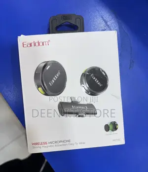 Mc15c Button Wireless Microphone Lavalier Mic Strong Mini Magnetic
