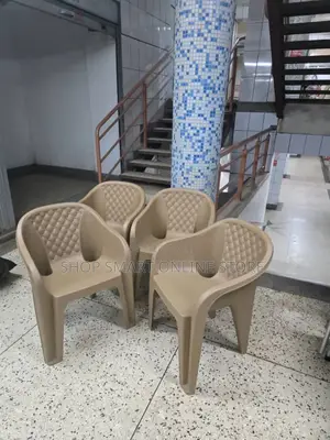 Stackable Brown Plastic Chairs