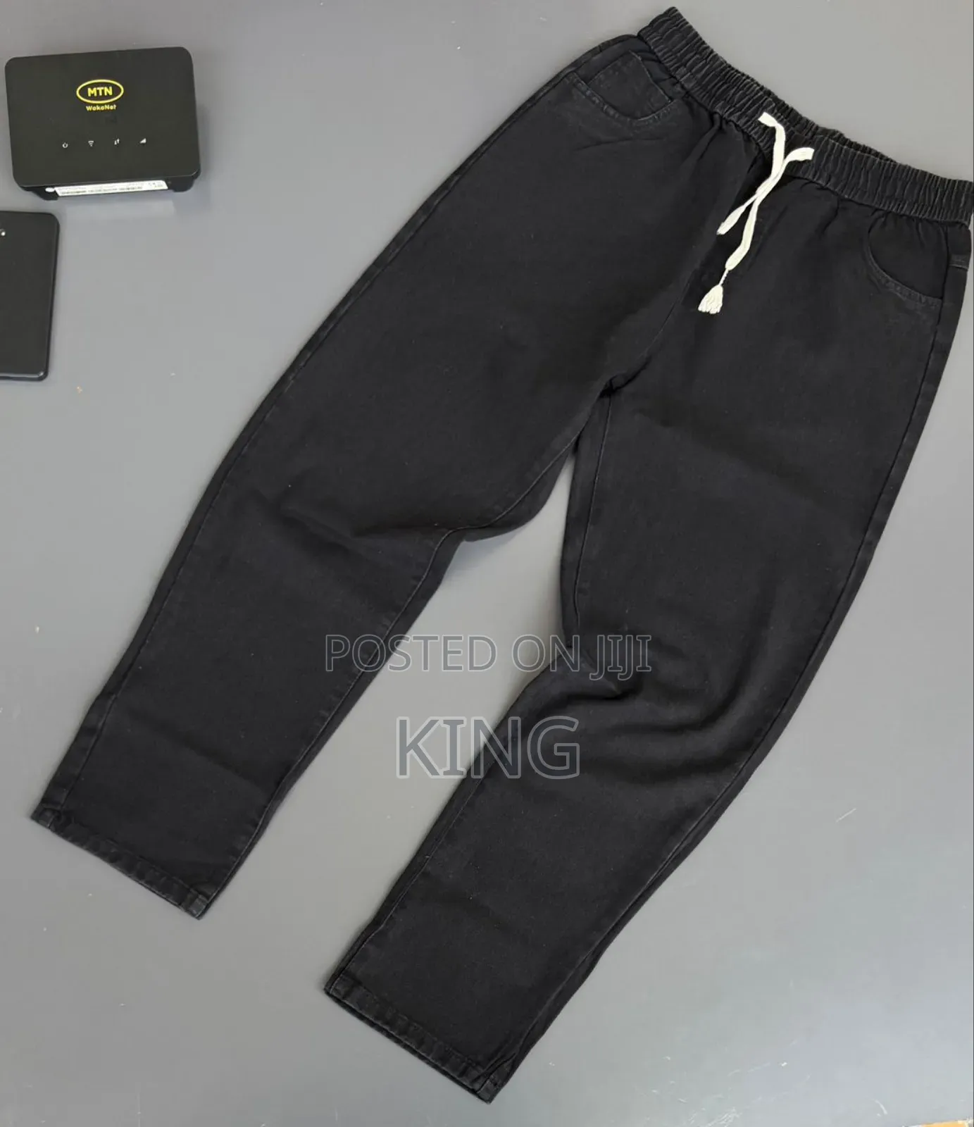 Ur Distressed Wide-Leg Denim Jeans
