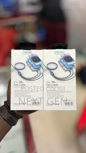 Go-Des Gd-Uc801 3-in-1 Fast Charging Cable.