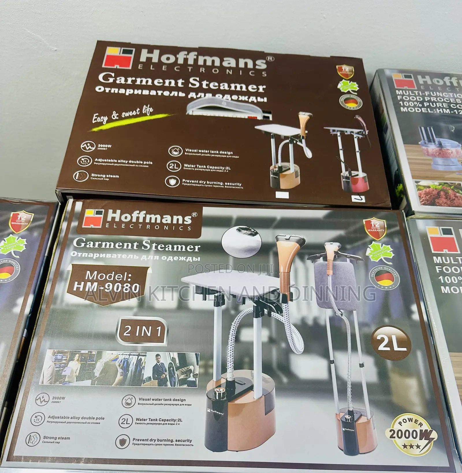 Garment Steamer 2000w and 2l Capacity