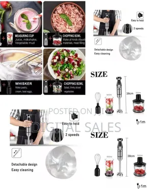 Sonifer 4-in-1 Multi-Functional Hand Blender Set