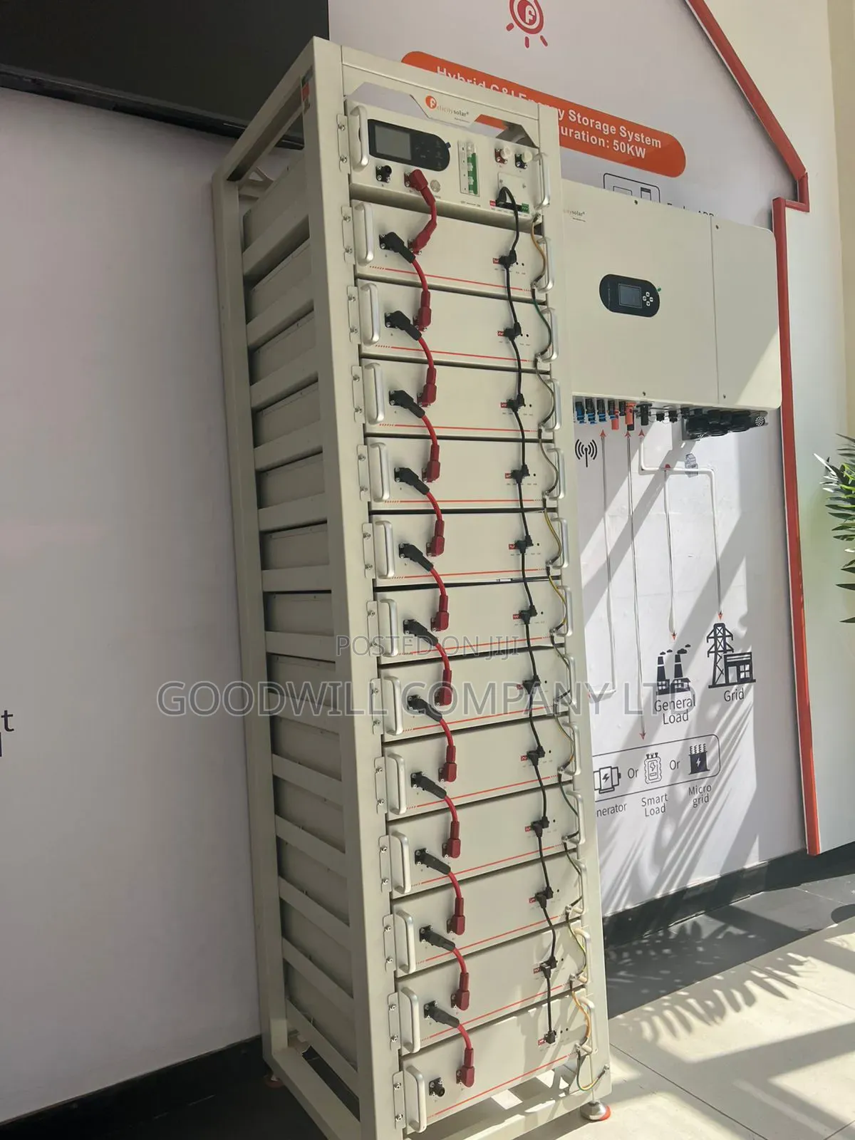 50kva 60kwhh Solar Combination System