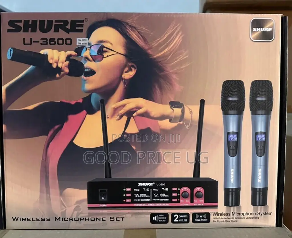 Shure U-3600 Professional Wireless Microphone System