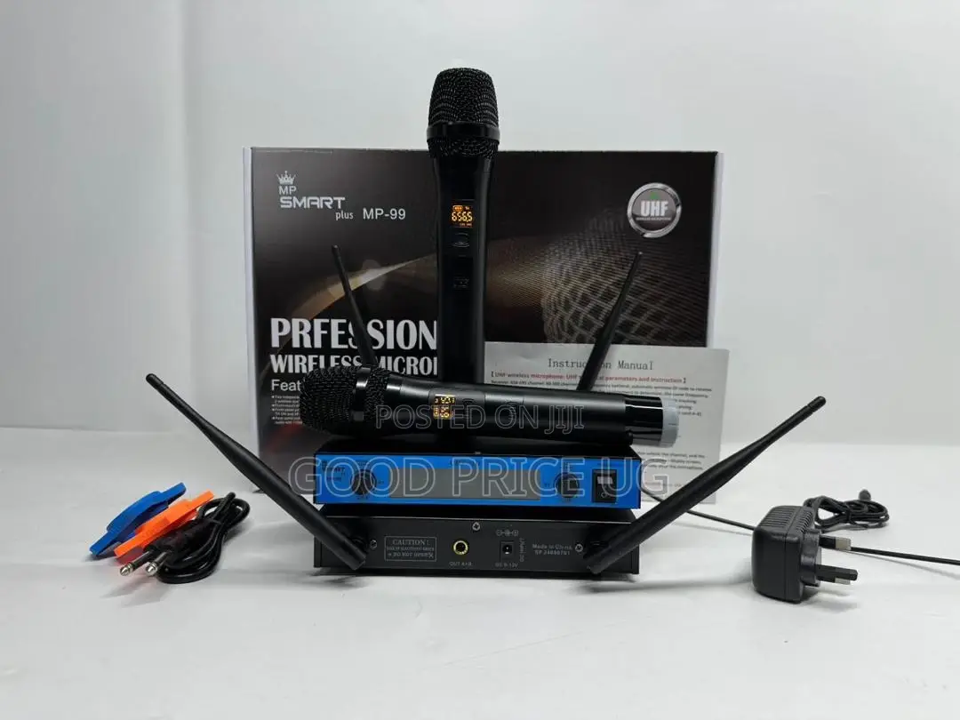 Mp Smart Plus Mp-99 Uhf Wireless Microphone System.