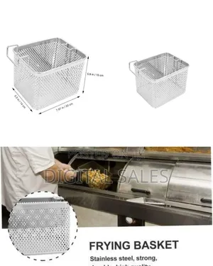 Stainless Steel Deep Fryer / Multi-Use Strainer Basket