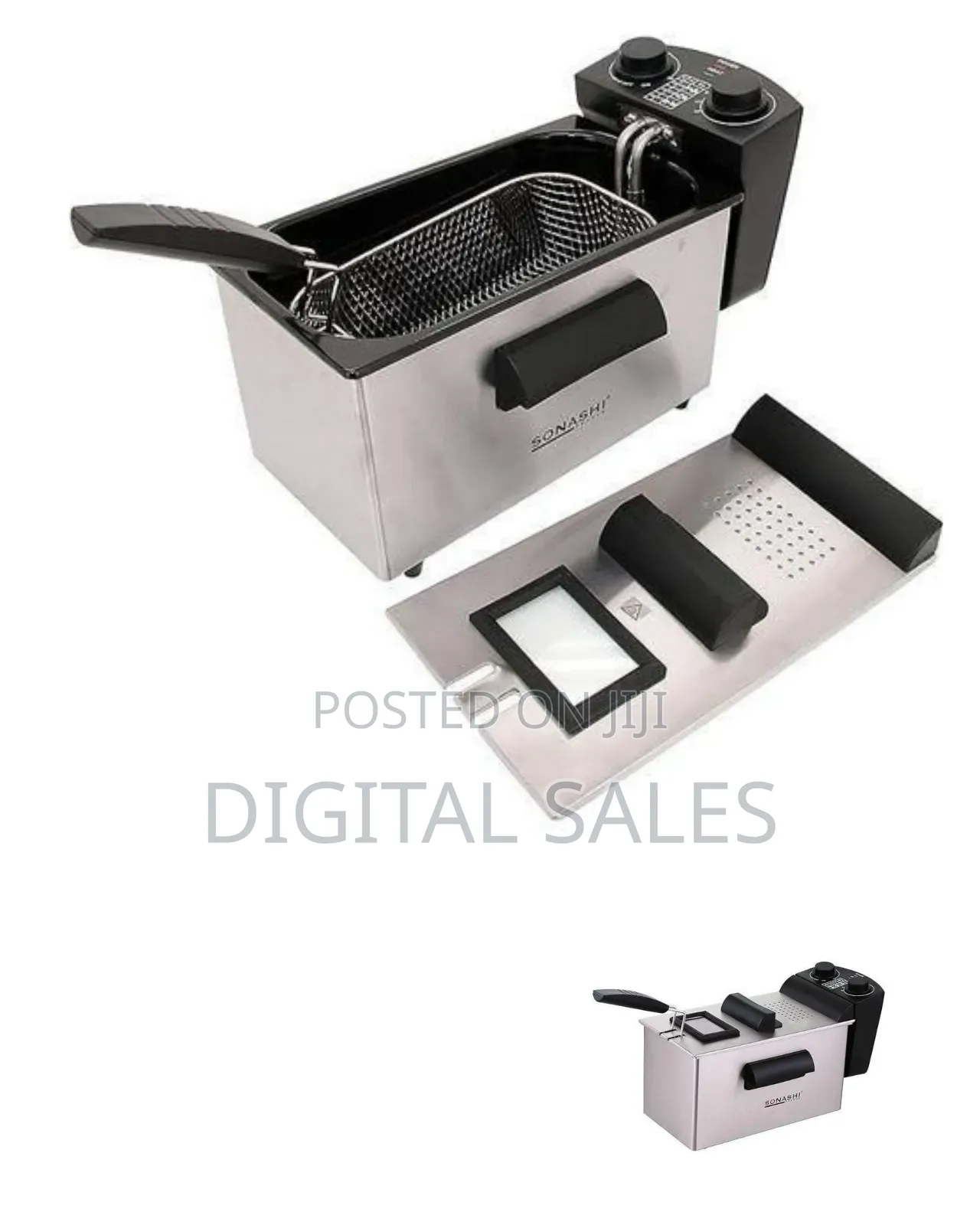 Sonashi Stainless Steel Electric Deep Fryer