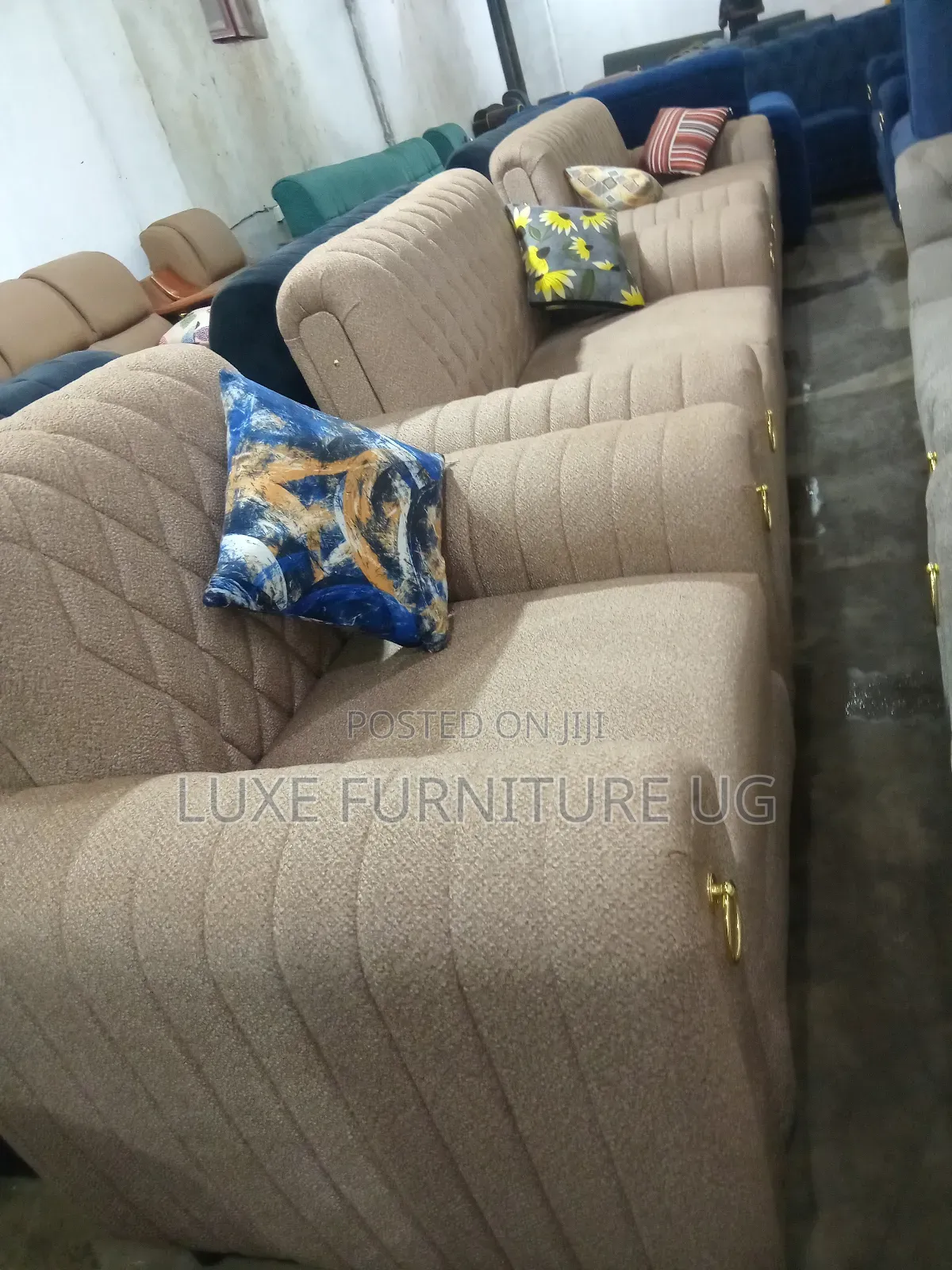 6seater Sofa Set/Cream