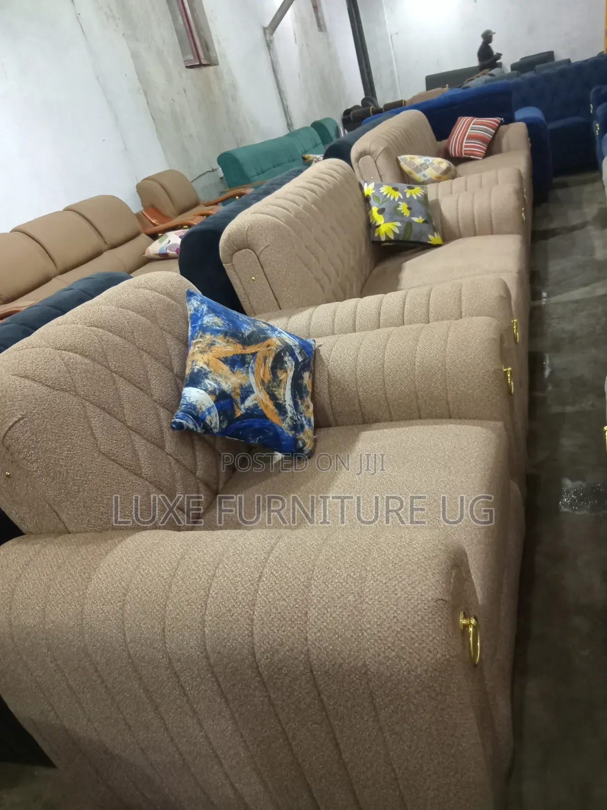 6seater Sofa Set/Cream