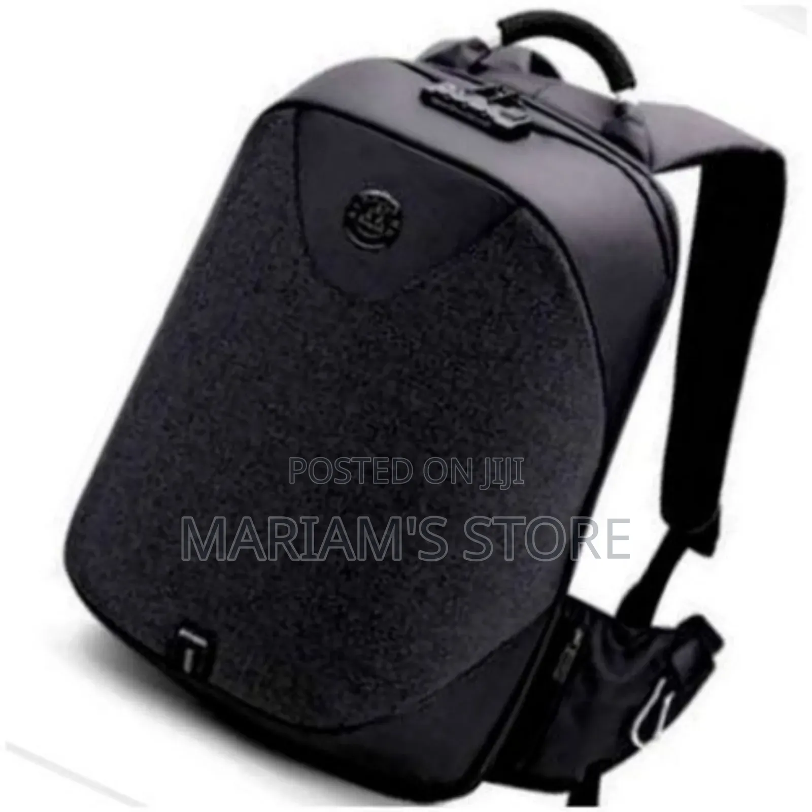 Sunpower Waterproof Laptop Bag With Usb Port - Black-Grey