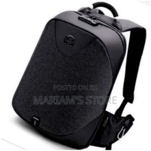 Sunpower Waterproof Laptop Bag With Usb Port - Black-Grey