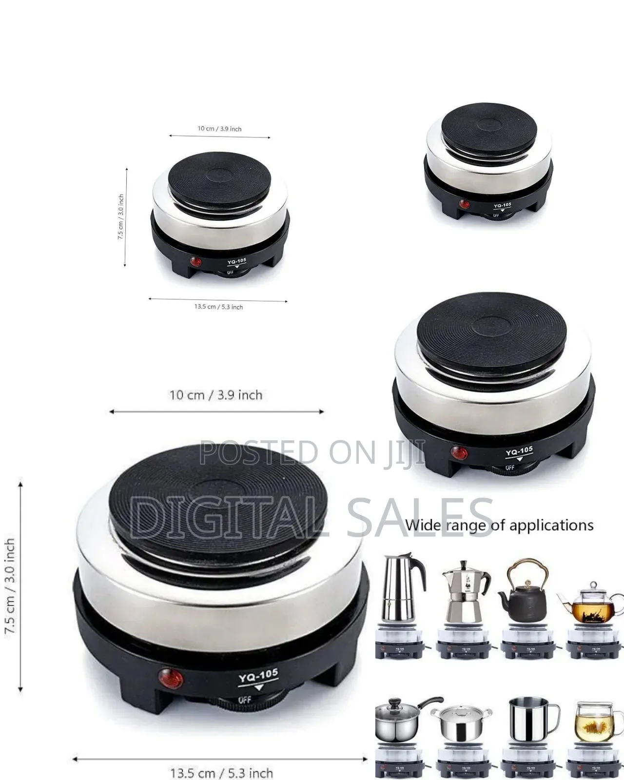 Portable Electric Mini Hot Plate / Countertop Heating Stove