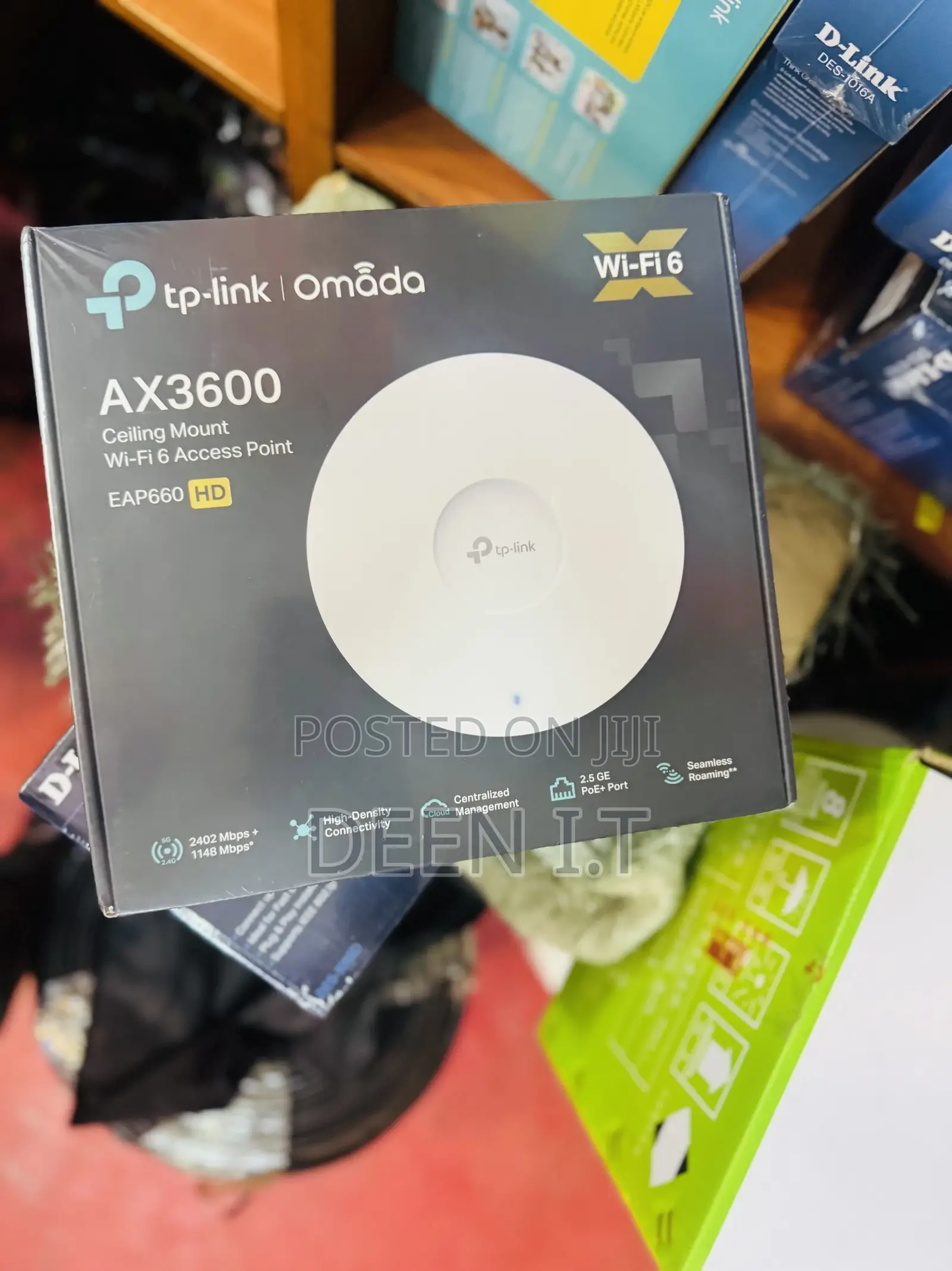 Tp Link Eap-660hd Wireless Dualband Multi Gigabit Ceiling Mount Ax3600