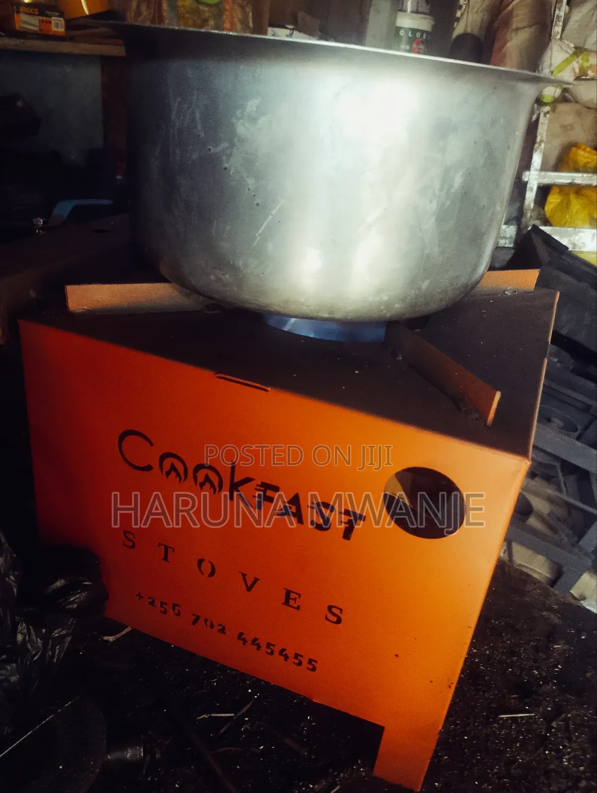 Cookfast Using, Used Engine Oil Stove