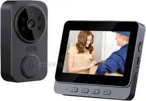 Wireless Video Doorbell Monitor Screen Camera Way Audio Night Version