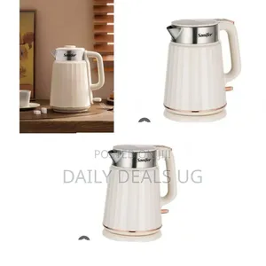 Sonifer Sophisticated Electric Kettle With Ribbed Texture - Multicolor