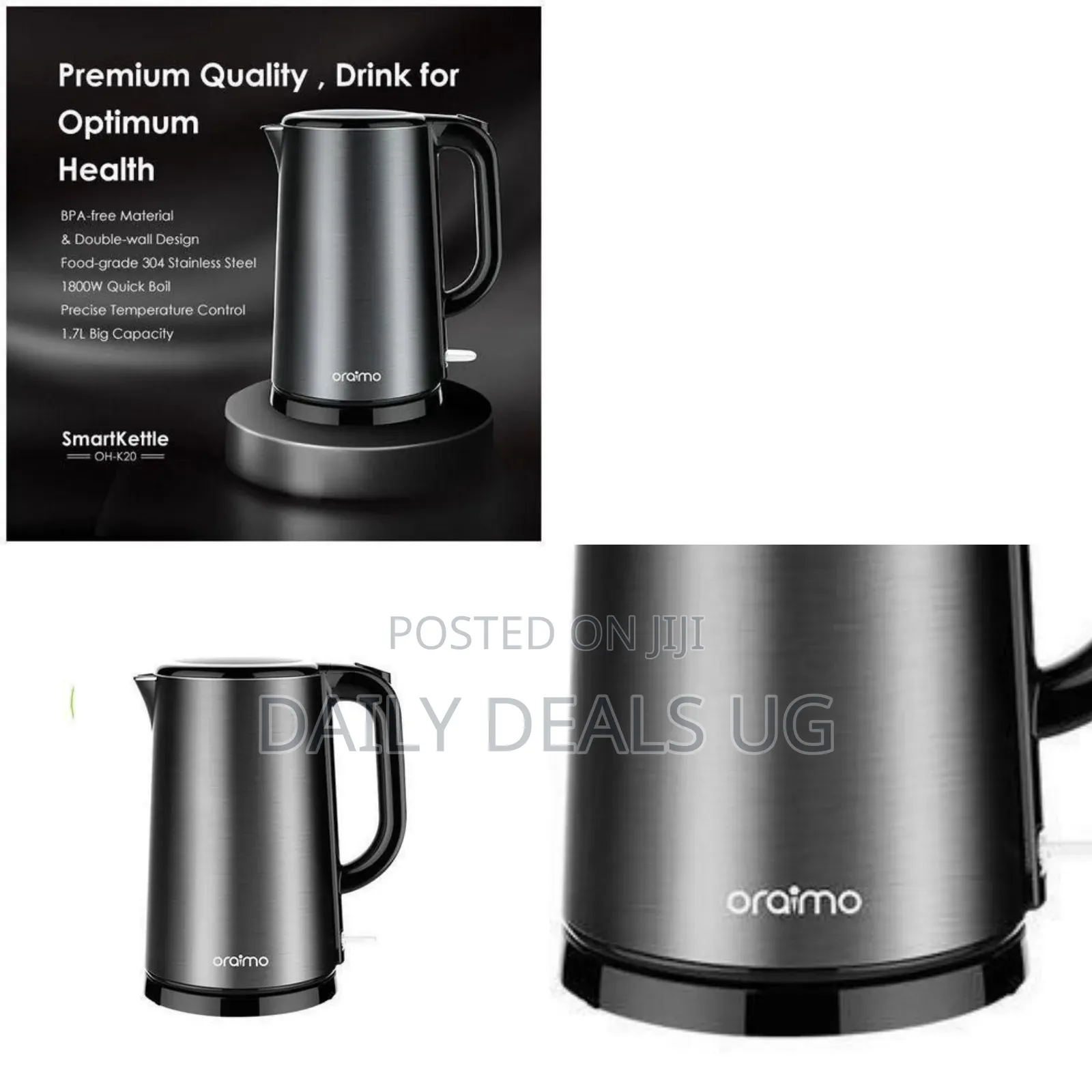 Oraimo Smart Kettle (Model Oh-)