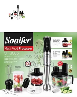 Professional Multi-Function Hand Blender and Food Processor Set