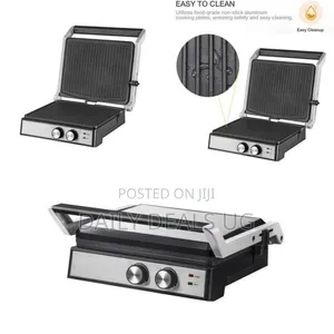 Versatile 4-in-1 Contact Grill Panini Press - Multicolor