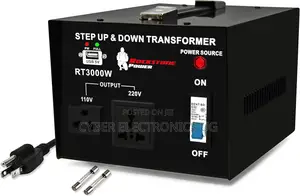 3000 Watt Voltage Converter Transformer - Heavy Duty Step Up/Down