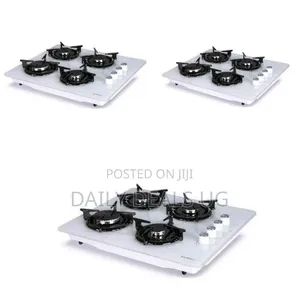 Luxell 4 Burner Glass Gas Cooker