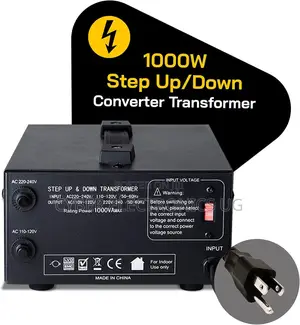 1000voltage Converter Transformer Stepup/Down110v to 220v/220v to 110v