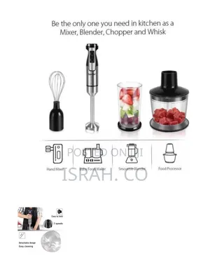 Sonifer 4-in-1 Multi-Functional Hand Blender Set