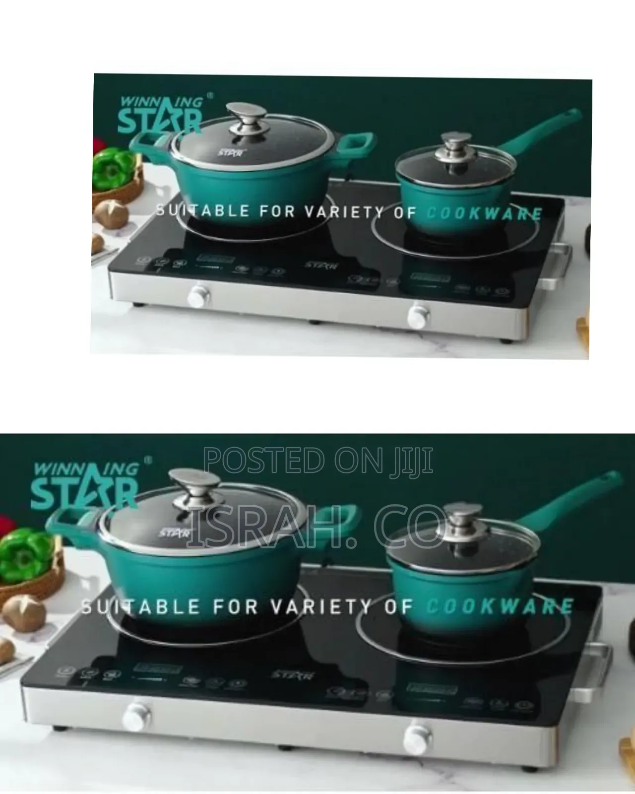 Winningstar Sleek Doub Burner Electric Cooktop With Precision Controls