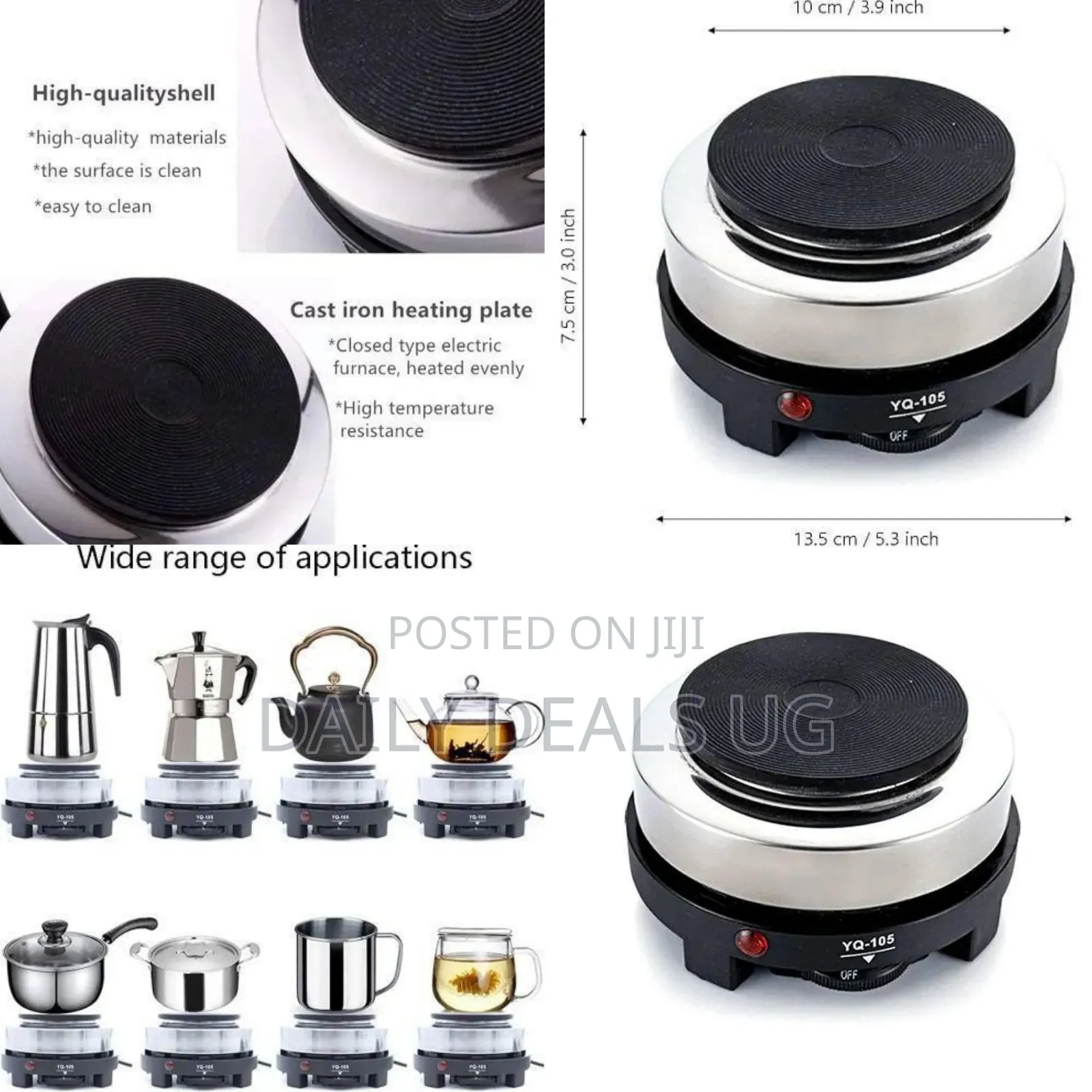 Mini Electric Stove - Multicolor