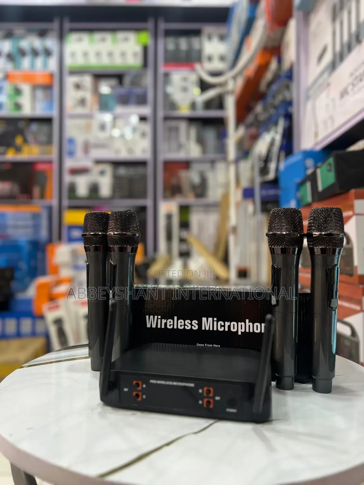 4-Channel Handheld Wireless Microphone System