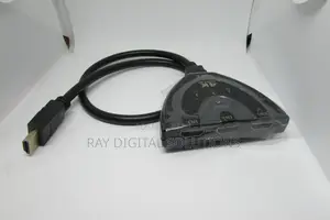 3-Port Hdmi Switch With Pigtail Cable Gold Plated Switcher