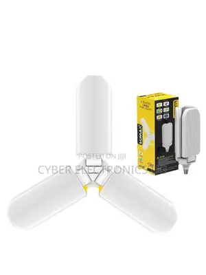 3 Blade Led Fan Light Folding Ceiling Light Bulb