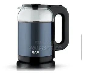 Raf Designer Glass and Copper Electric Kettle Multicolor