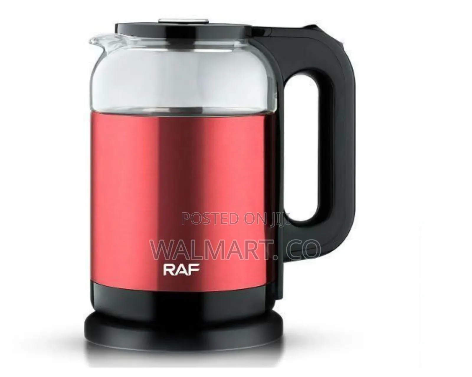 Raf Designer Glass and Copper Electric Kettle Multicolor