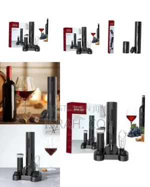 Electric Wine Opener Set Base Style Wine Bottle Opener Corkscrew